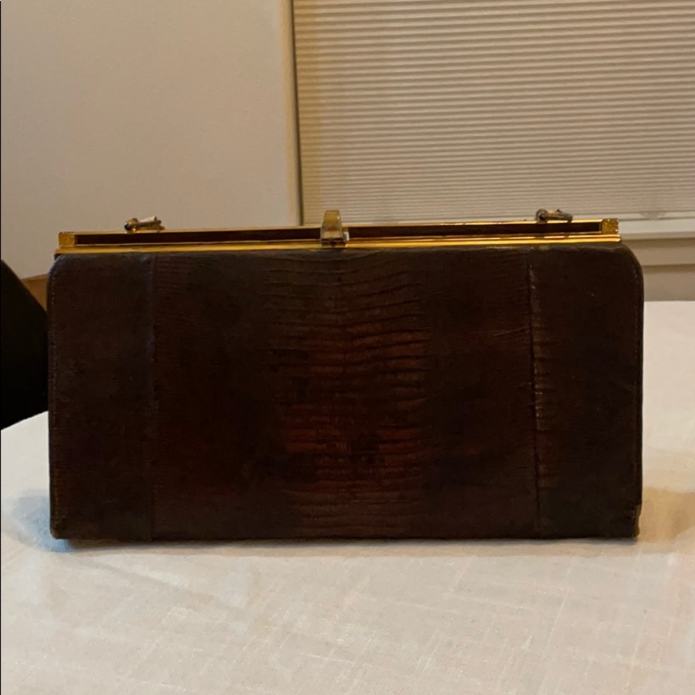 Vintage snake skin cocktail purse
